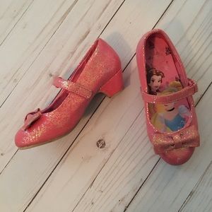 Pink glitter princess heels girls 11